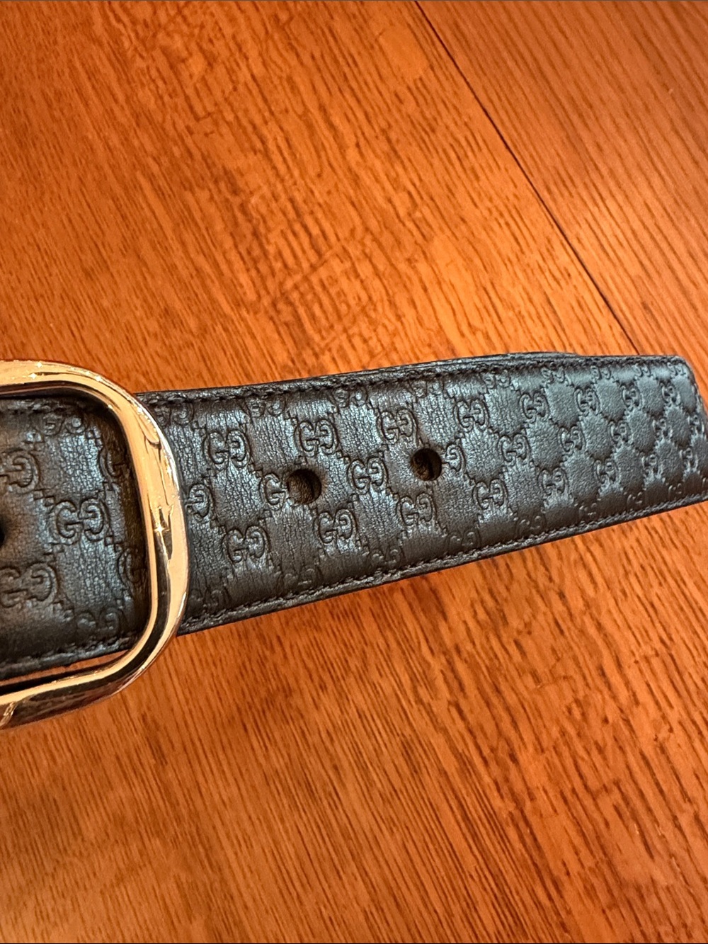 Gucci Soft Microguccissima size 85  Leather Men's Belt with Silver-Tone Buckle - Picture 4 of 7